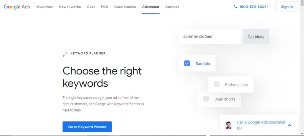 How to use google keyword planner